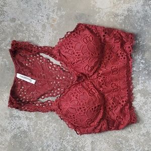 Maroon Bralette